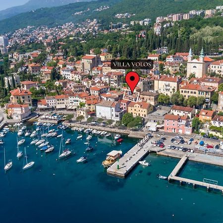 Villa Volos With Roof Terrace, Sea View, Free Private Parking Opatija Eksteriør billede